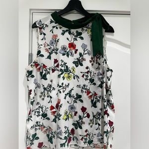 Ann Taylor Floral Sleeveless Blouse